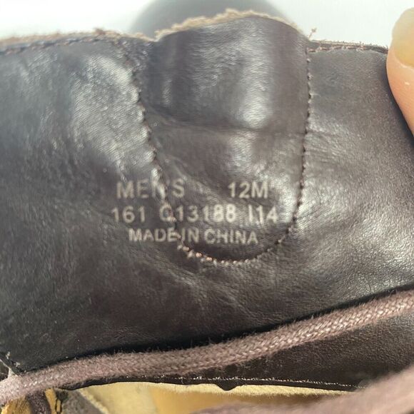Cole Haan Men\'s Brown Leather Glenn Chukka Boots  Size 12 M Shoes Pre Owned main image 5